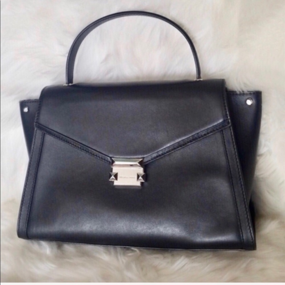 MICHAEL MICHAEL KORS Whitney Large Leather Satchel - Picture 2 of 8